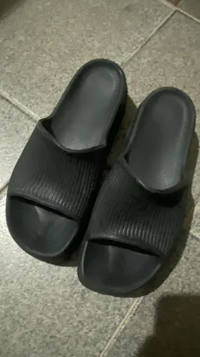 Chinelo Plataforma Preto Feminino 