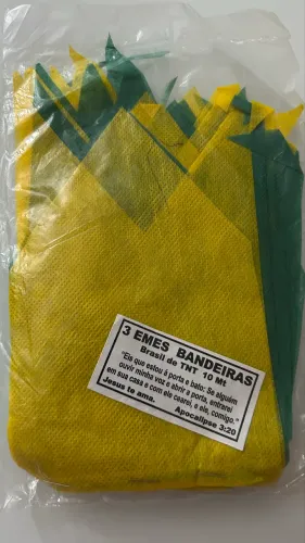 Bandeirinhas 10 m tema Brasil 