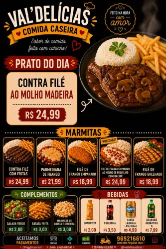 Val'delicias marmitas caseiras