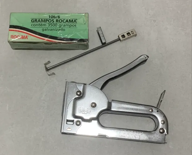 Grampeador Industrial Gramp Line + Grampos Rocama 106/6
