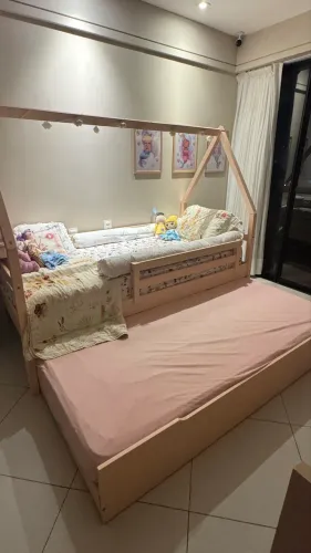 Bicama montessori rosa