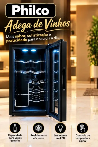 Adega de vinhos Philco