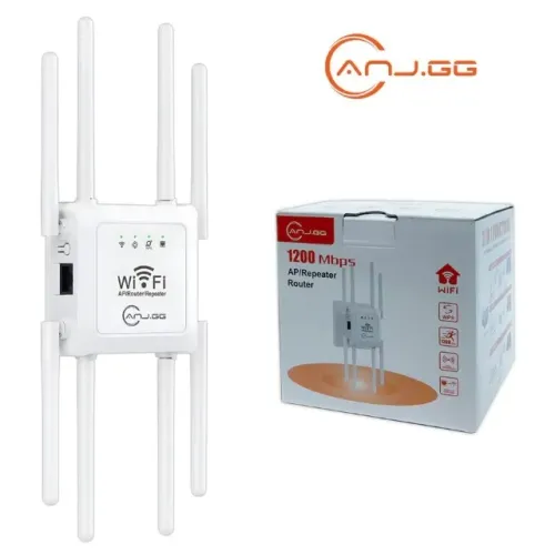 Repetidor / Roteador / AP AJ-J16-B ANJ.GG 1200 Mbps Dual Band WPS