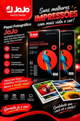 Papel fotográfico glossy JOJO PAPER