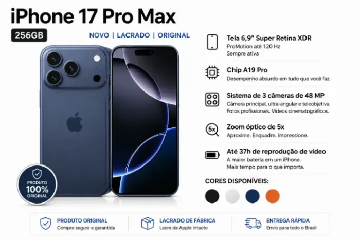 iPhone 17 PRO MAX 256 GB