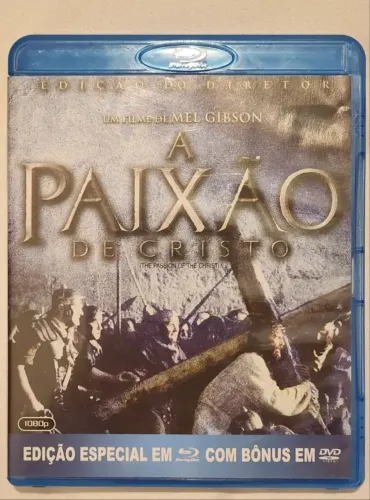 Blu Ray A Paixão de Cristo edição nacional de colecionador 2 discos com dvd