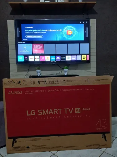 TV LG Smart AI tink 43 polegadas