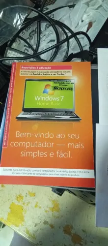 Kit Mídias Originais Windows 7 Home Basic + Drivers Microboard Centurion