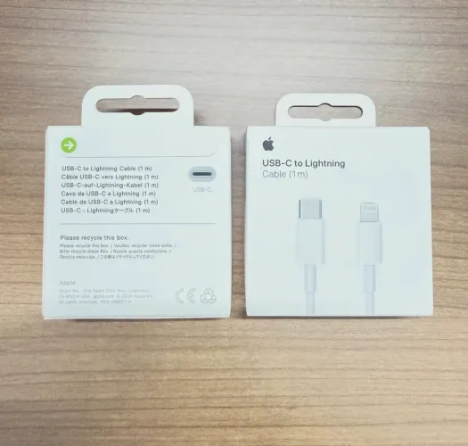Cabo 100% original para iPhone Lightning tipo C 