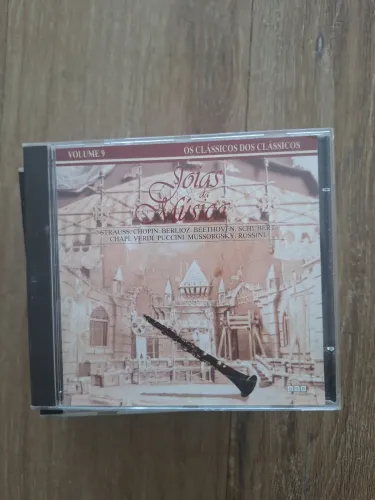 Coleção de CD música clássica todos os clássicos 9 CDs Beethoven Mozart Bach Chopin