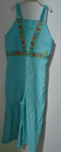 Macacão infantil alfabeto, tamanho 10