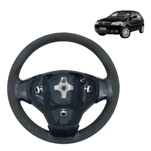 Volante Direçao Fiat Palio 2011 2013 2015 2017 2019 2020 Cinza-escuro