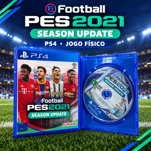 Jogo eFootball PES 2021 PS4 Mídia Física Original FUNCIONANDO