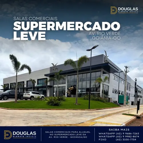 SALA COMERCIAL NO SUPERMERCADO LEVE NA RIO VERDE