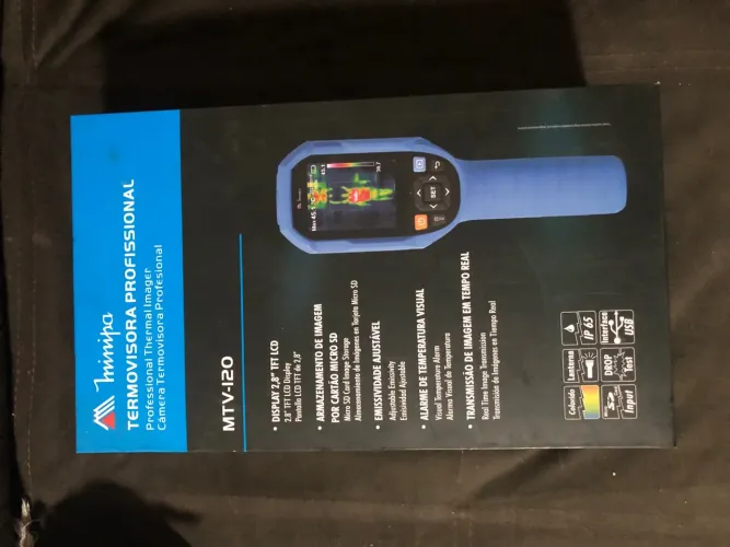 Termovisor Minipa MTV-120 Profissional - NOVÍSSIMO + CAIXA