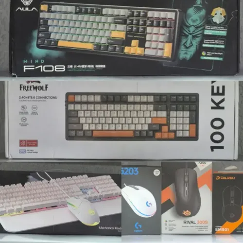 Achadinhos da Shopee - Teclados e Mouses Gamer!