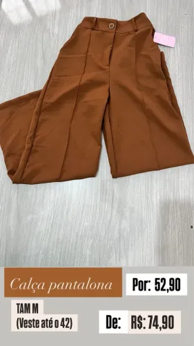 Calça pantalona