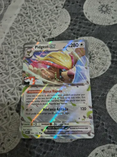 Pidgeot Ex de liga Pokémon TCG