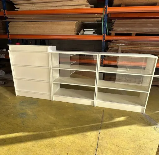 Balcões Vitrine Balcão Caixa Expositores 100%MDF Comércio Lojas Adega Tabacaria Farmácia 