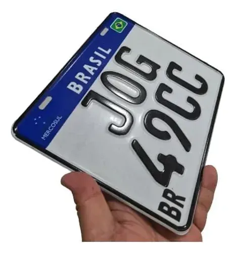 Vende placa personalizada com rápida entrega e ótima qualidade
