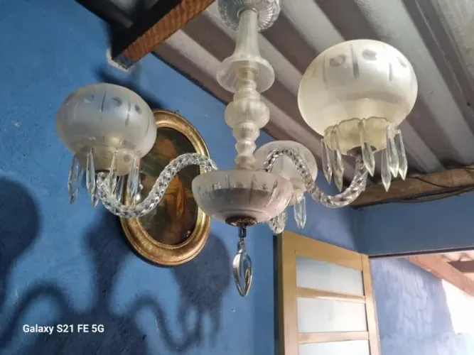 Lustre de Cristal Antigo