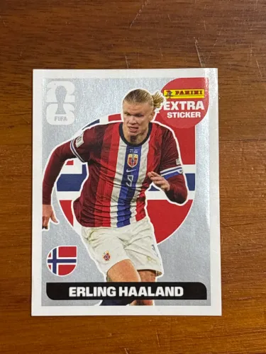 Extra Sticker Panini - Erling Haaland Prata