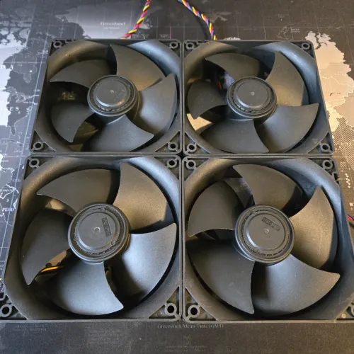 Ventoinha 120x120x38 6000rpm 12v 1.85A PWM 120mm x 38mm Nidec UltraFlo Delta Fan