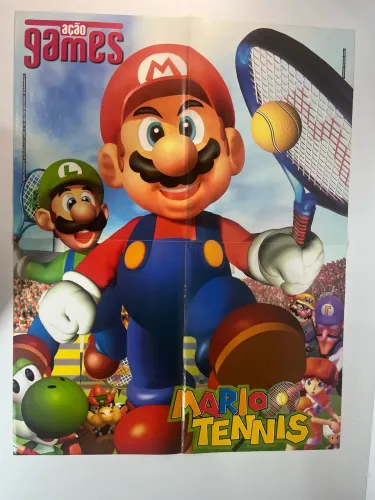 Poster Ação Games - Mario Tennis - Nintendo