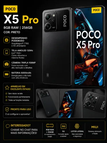 CELELAR POCO X5 PRO EM BOM ESTADO