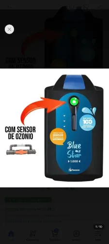 Ozonizador Panozon Blue Star 1000