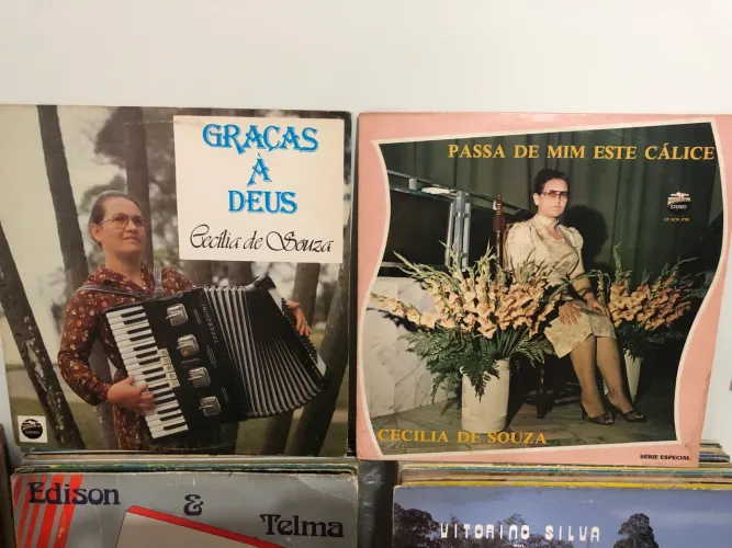 Lote LPs Cecília de Souza 