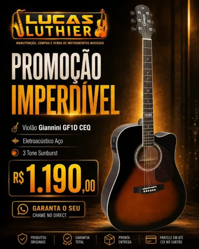Violão novo Giannini