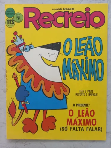 Revista Recreio 1ª edição, volume 113, ano 1971
