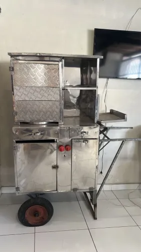 Carrinho de churrasco grego/kebab