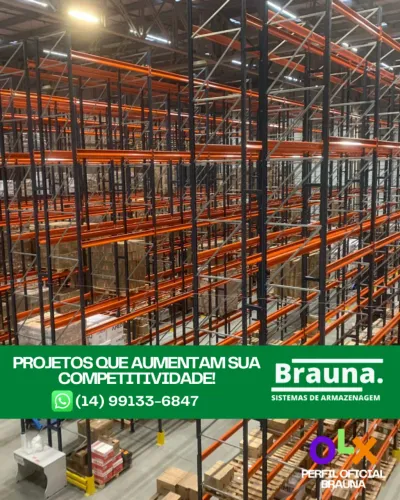 Armazenagem Metálica Nova