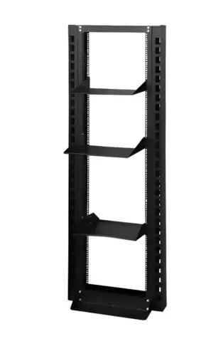 Rack Torre 36u Aberto Com 2 Guias E 3 Bandejas Infinity