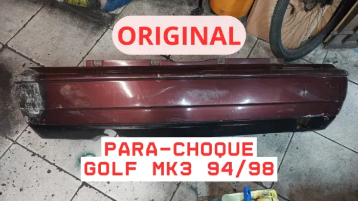 Parachoque traseiro Original VW Golf MK3 GLX / GTI (1994 a 1998) - Peça Genuína