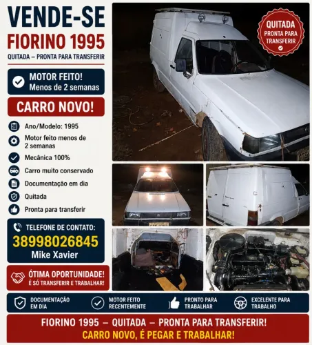Fiat Fiorino Pick-up LX (todas) 1995