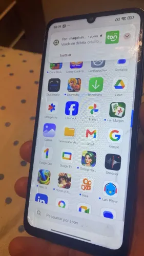 Redmi 13c 256gb com avaria na tela