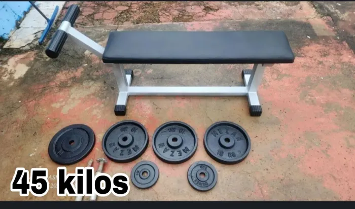 Prancha de abdominal que serve para supino 