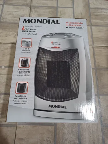 Aquecedor Mondeal 3 em 1 - Novo só testado