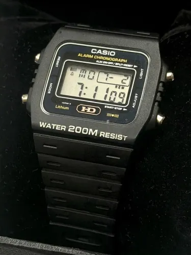 Relógio Casio Anos 90 Preto
