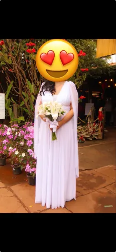 Vestido Noiva ou chá de bebê