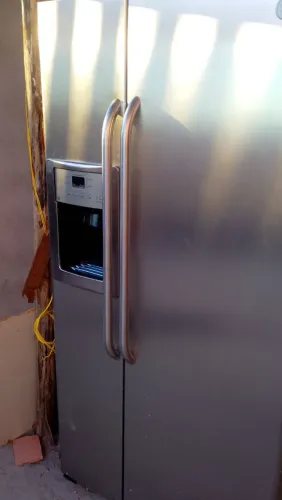 geladeira inox 
