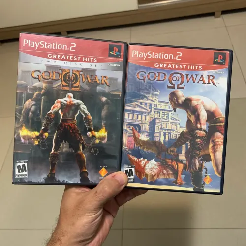 Jogos god of war 1 e 2 ps2 originais PlayStation play 