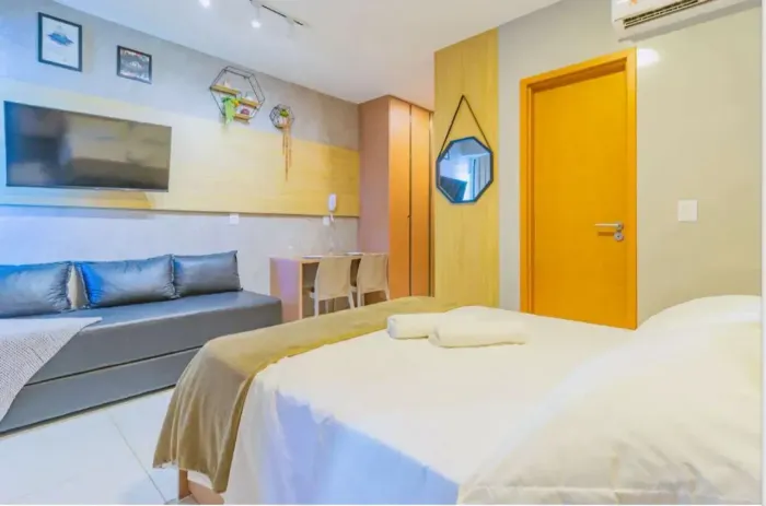 Oportunidade Flat mobiliado no melhor bloco do Mana Beach