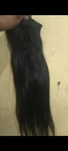 Uma tela Cabelo humano preto 50 cm 90 gramas