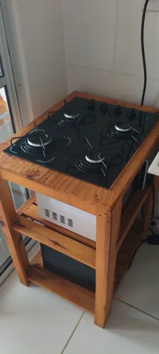 Cooktop com bancada + Forno elétrico