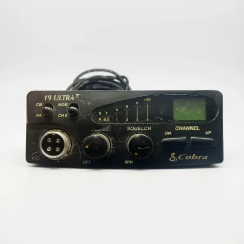 Rádio PX Cobra 19 Ultra II + PTT (Para Retirada de Peças / Conserto)