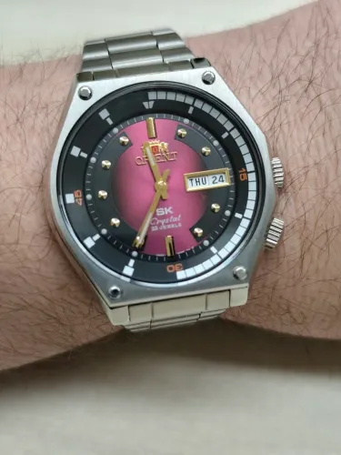 Orient Super King (SK) Crystal Automático RA-AA0B02R Revival Perfeito Estado Pulseira 19cm